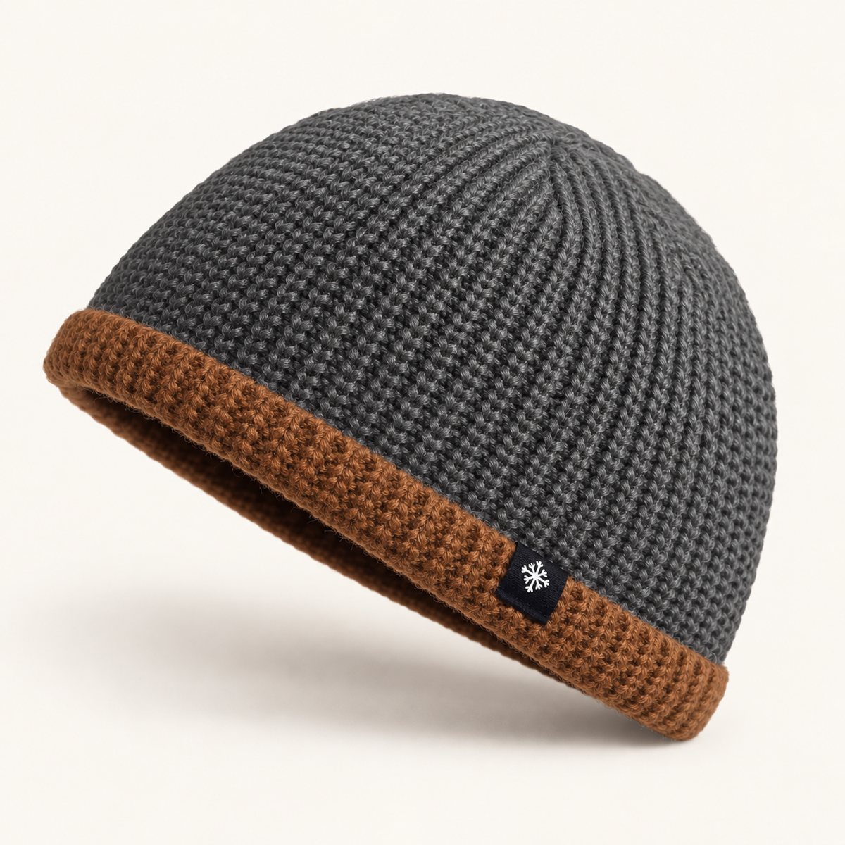 The Alder Contrast-Cuff Beanie