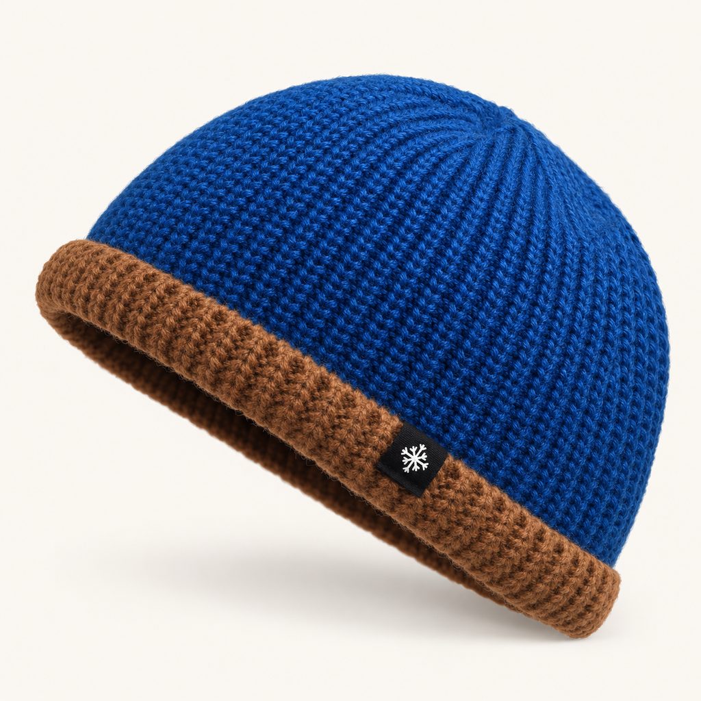 The Alder Contrast-Cuff Beanie