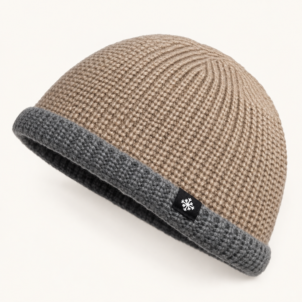 The Alder Contrast-Cuff Beanie