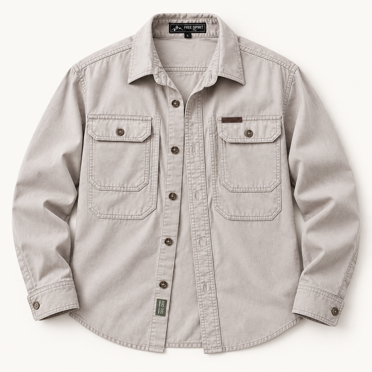 The Fieldstone Washed Overshirt