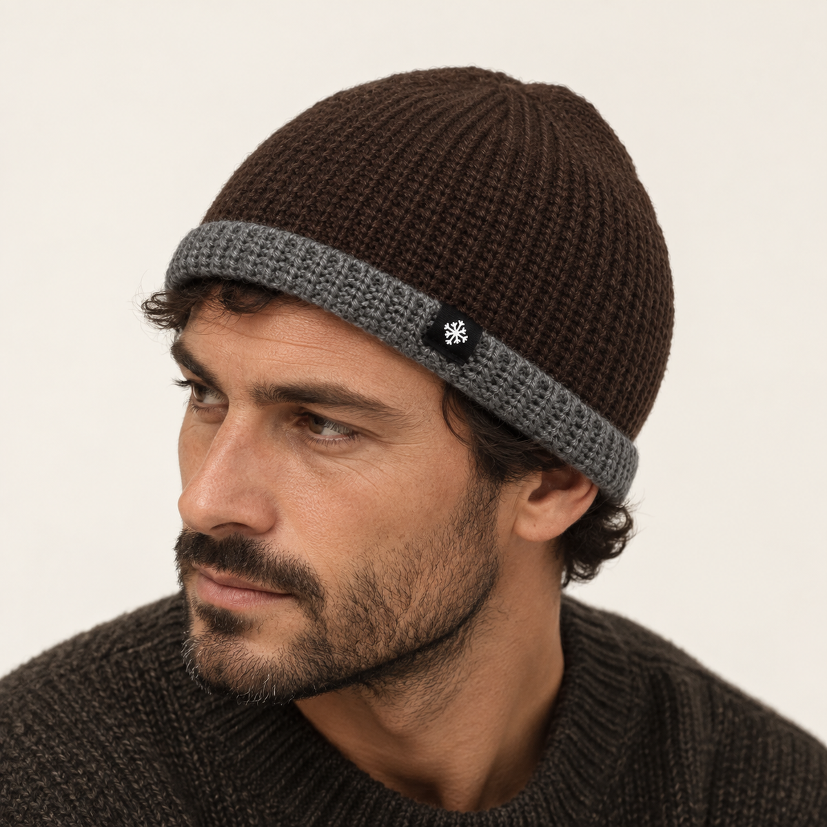 The Alder Contrast-Cuff Beanie