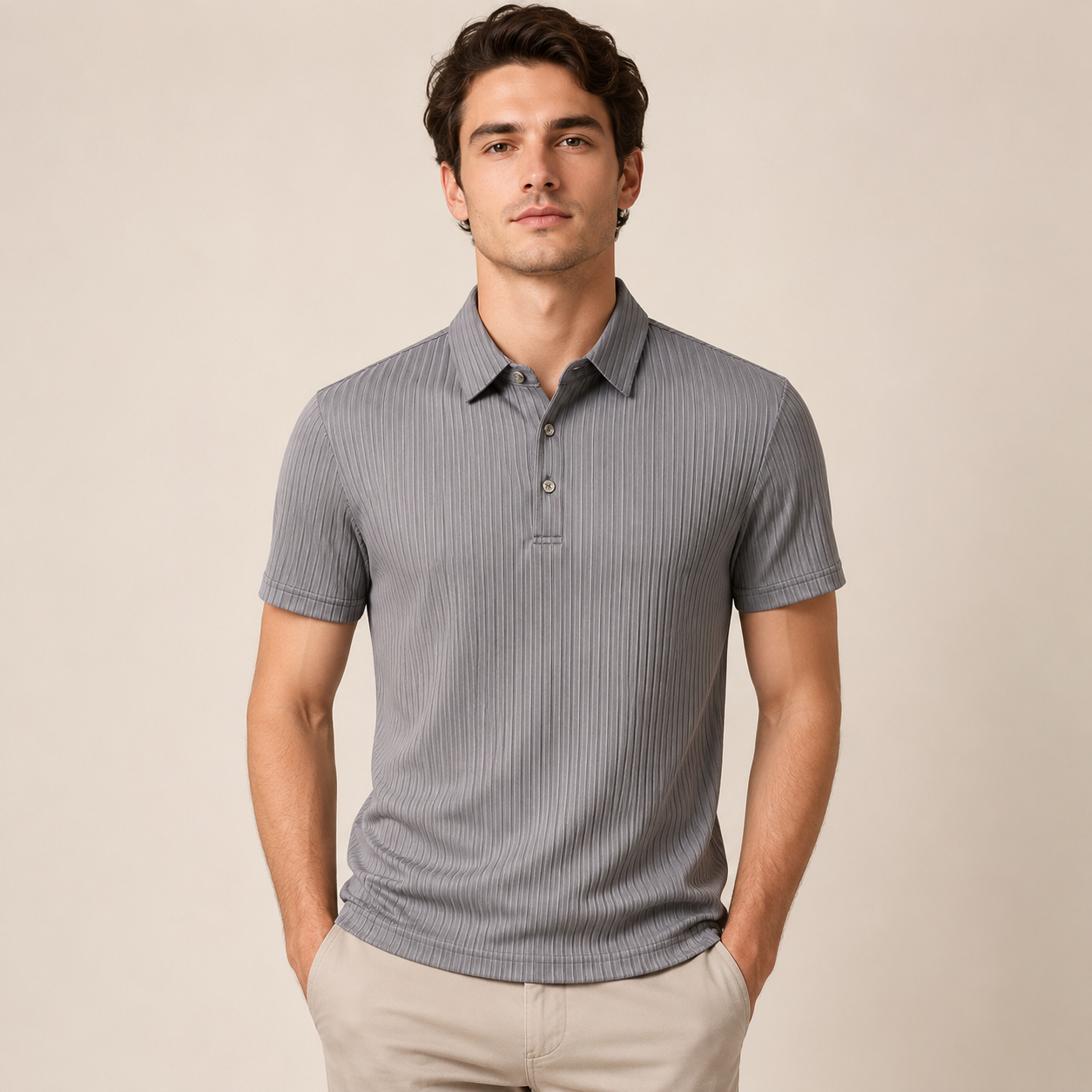 Ridge Stripe Polo