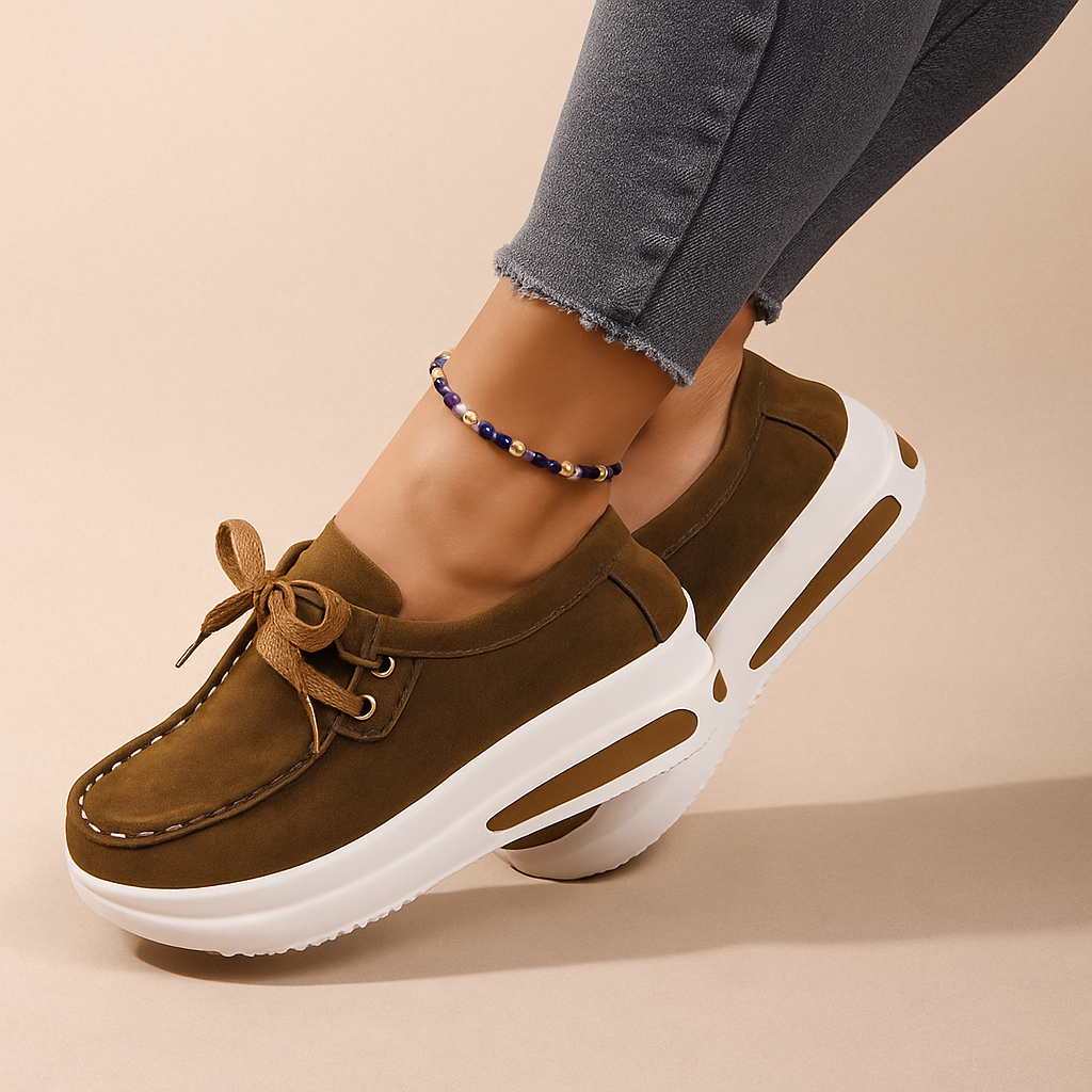 Ayla Suede Platform Sneakers