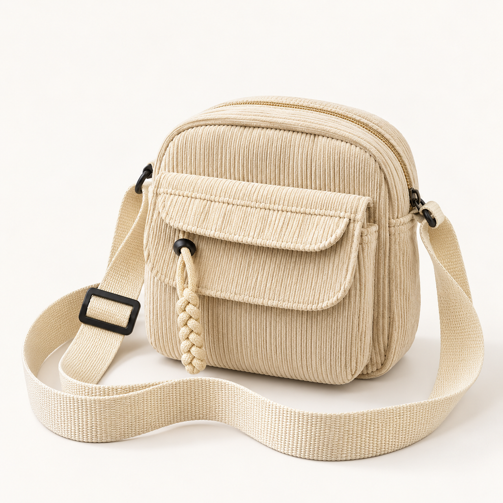 The Ellis Corduroy Crossbody Bag