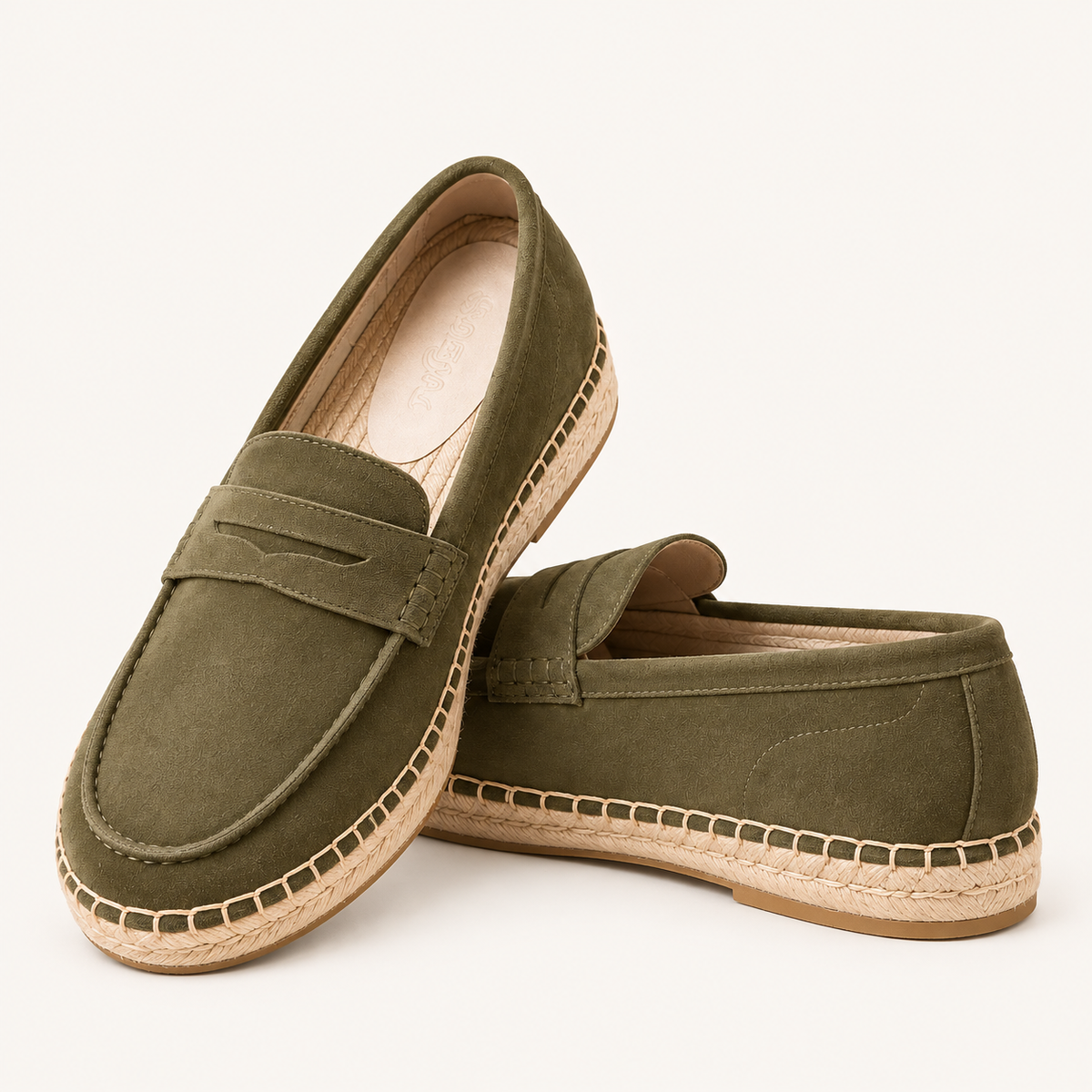 The Marco Suede Espadrille Loafers