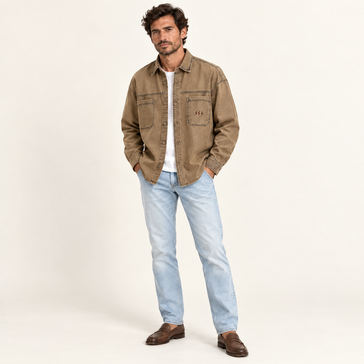 The Harland Washed Overshirt