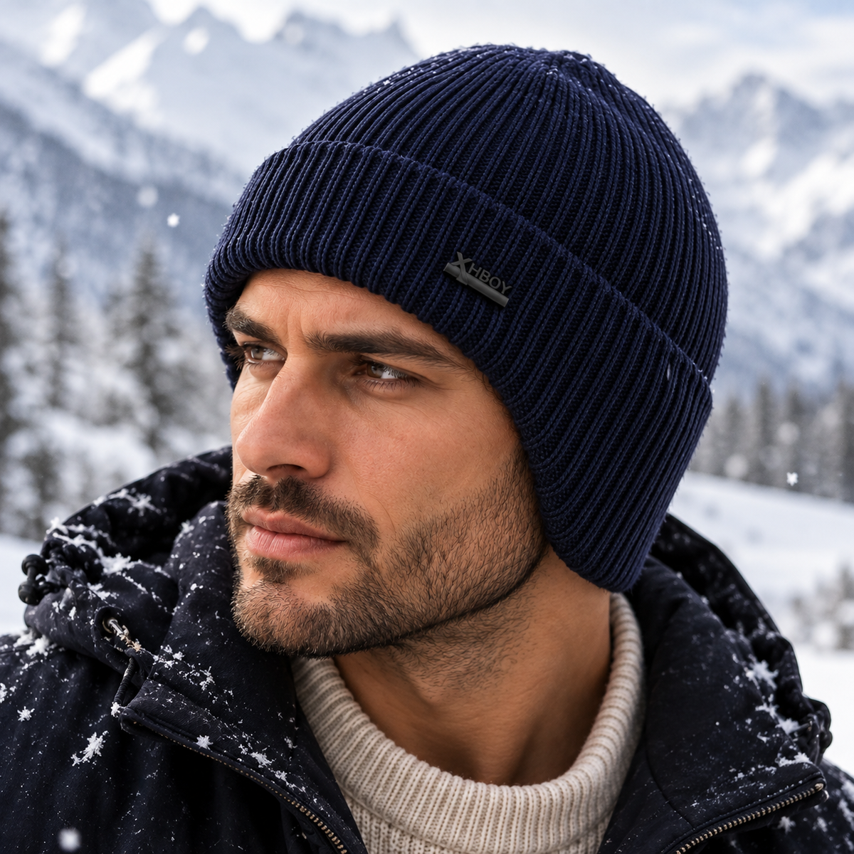 The Hollis Fleece-Lined Earflap Beanie