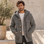 The Thornton Hooded Toggle Cardigan