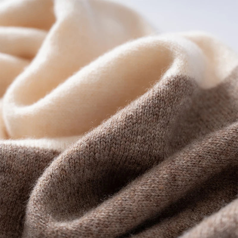The Alden Two-Tone Wool Scarf