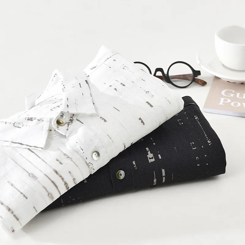 Harbor Linen Print Shirt