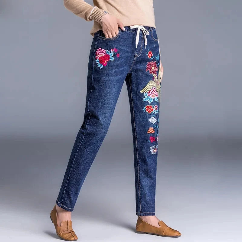 Garden Embroidered Jean