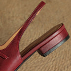 Roselle Genuine Leather Slingback