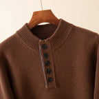 Noah Pure Wool Button Sweater