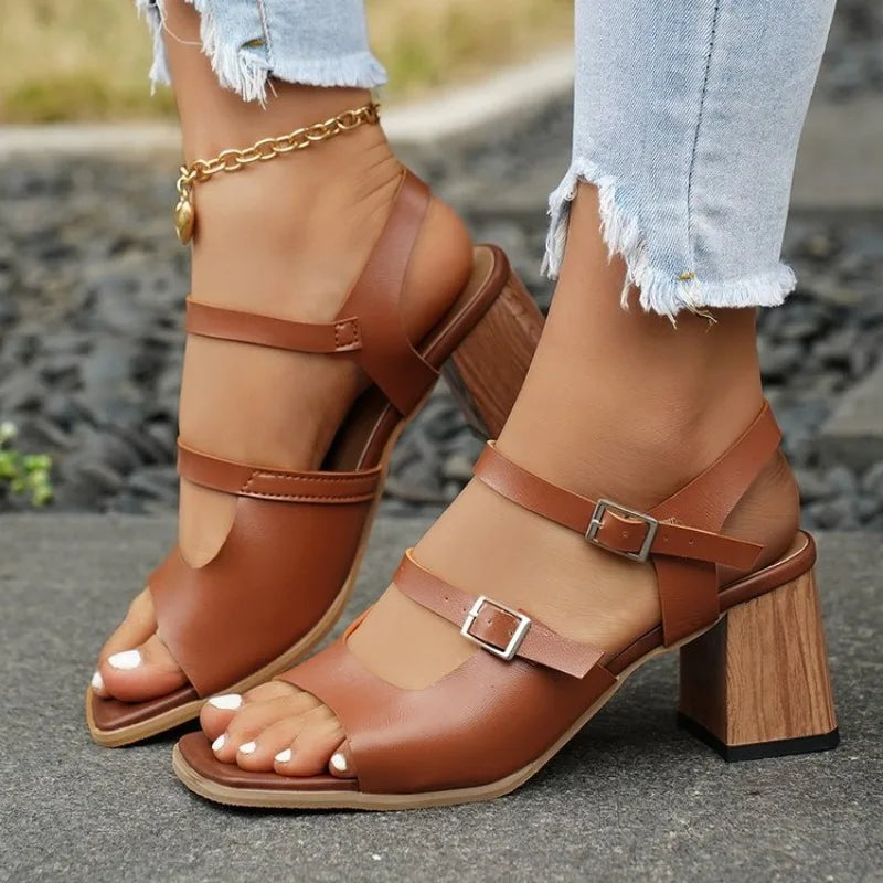 Sienna Buckle Strap Sandal
