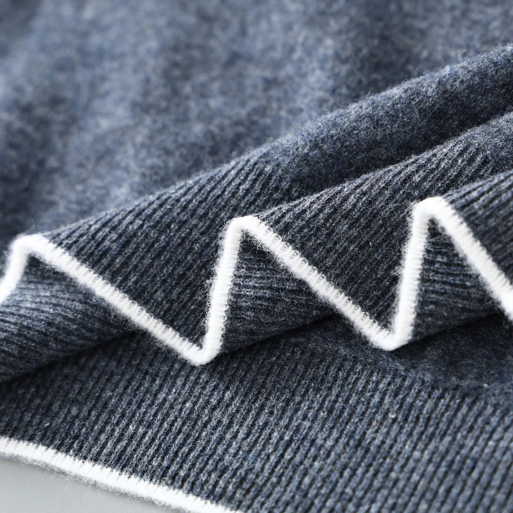 Ethan Wool Polo Knit Sweater