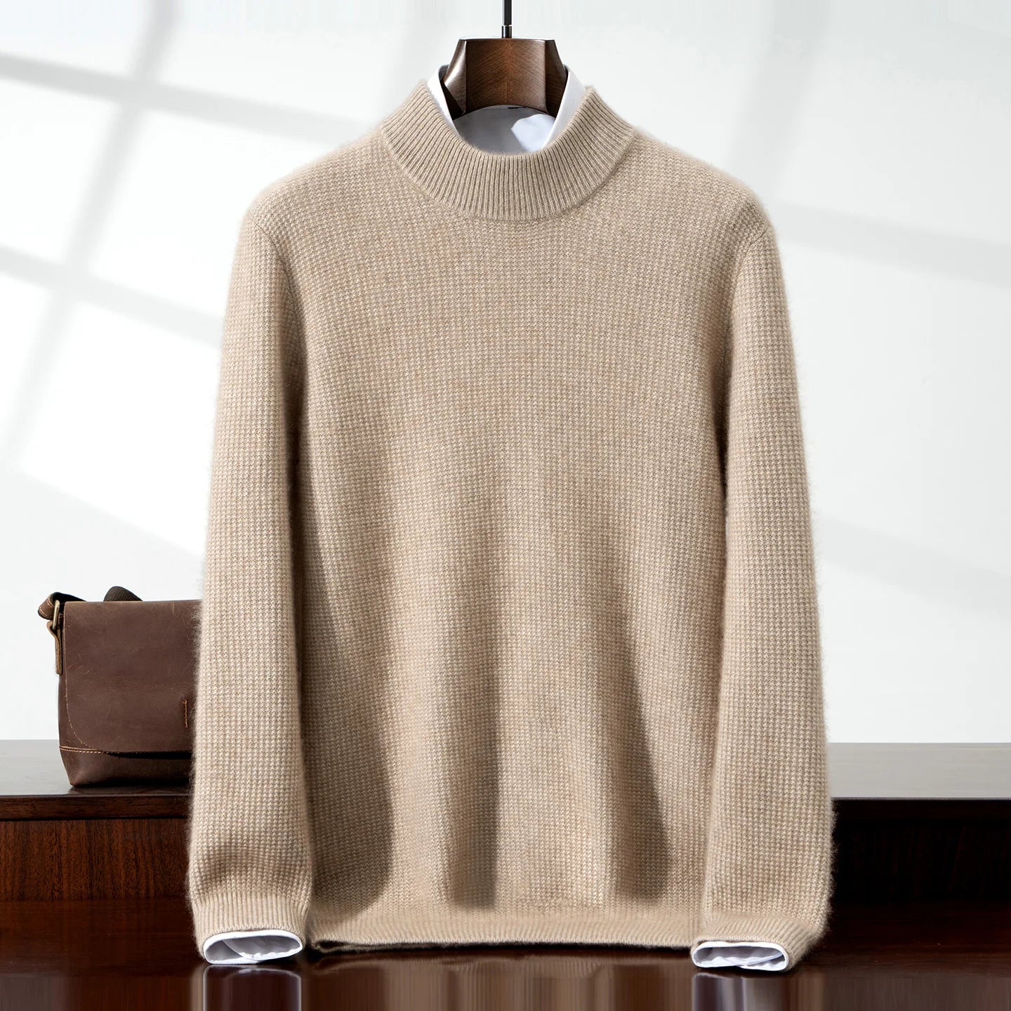 Elias Cashmere Jacquard Winter Pullover
