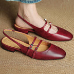 Roselle Genuine Leather Slingback