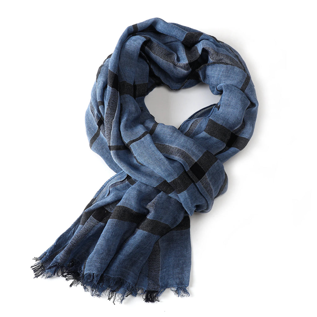 Matteo Cotton-Linen Scarf