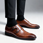 Laurent Genuine Leather Monk Strap