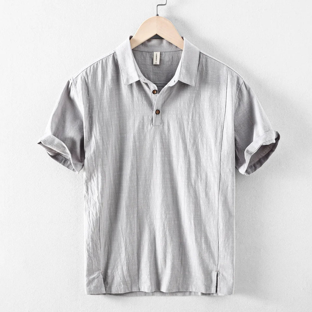 Enzo Linen Polo Shirt