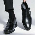 Laurent Genuine Leather Monk Strap