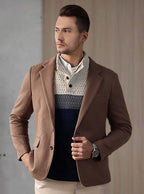 Arlo Knit Cotton-Blend Henley Sweater