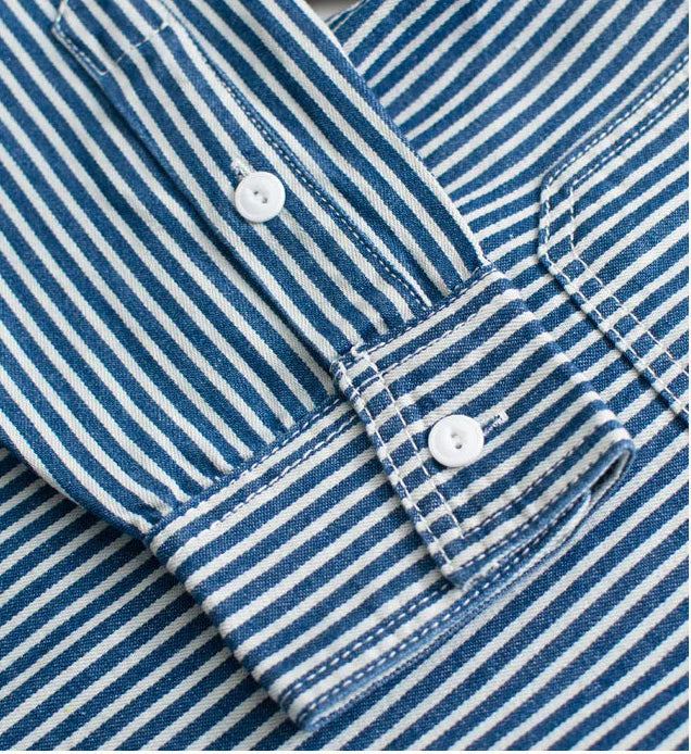The Ashford Blue Stripe Overshirt
