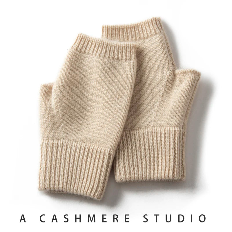 Elena Cashmere Fingerless Gloves