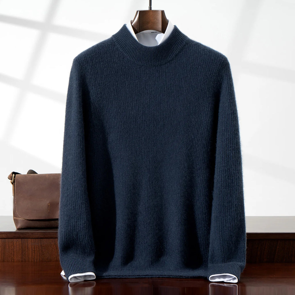 Elias Cashmere Jacquard Winter Pullover