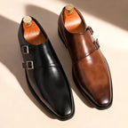 Laurent Genuine Leather Monk Strap