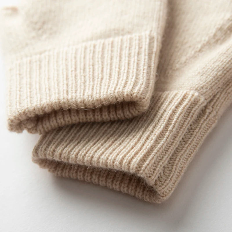 Elena Cashmere Fingerless Gloves