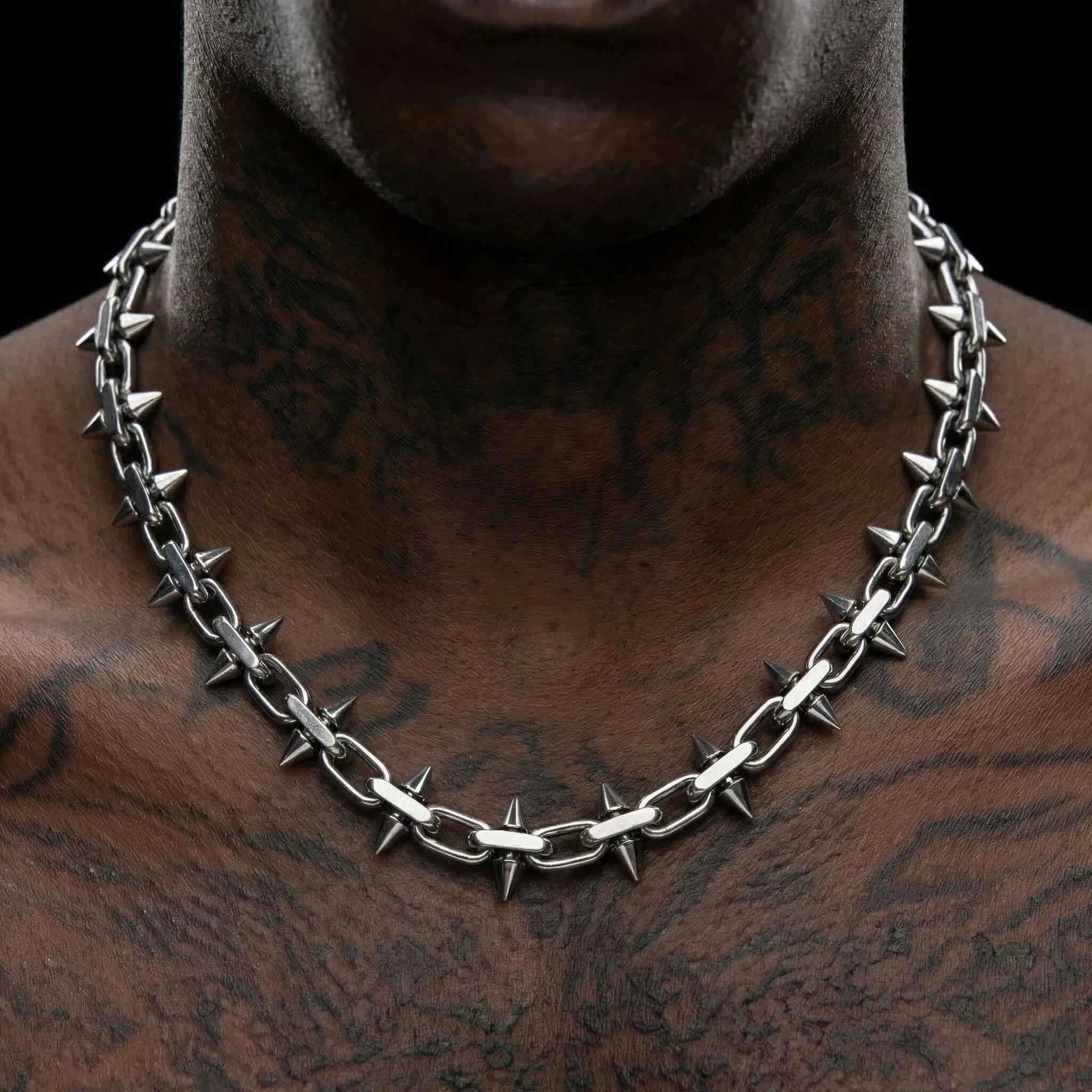 Spike Chain Collar