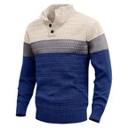 Arlo Knit Cotton-Blend Henley Sweater