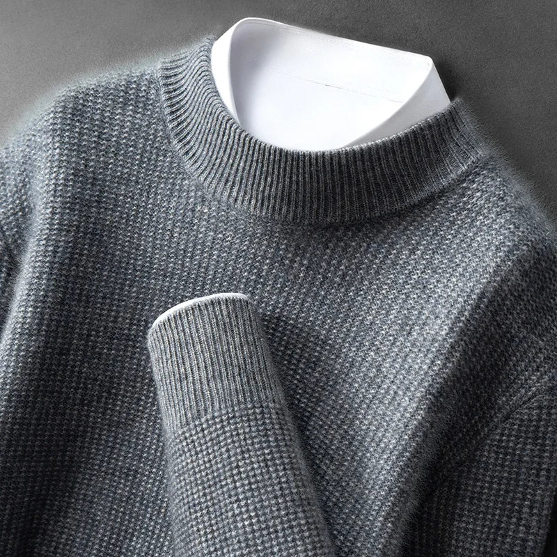 Elias Cashmere Jacquard Winter Pullover