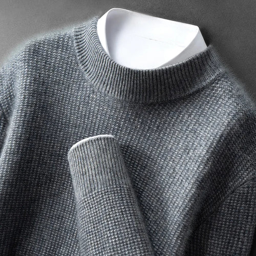 Elias Cashmere Jacquard Winter Pullover