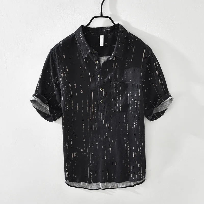 Harbor Linen Print Shirt