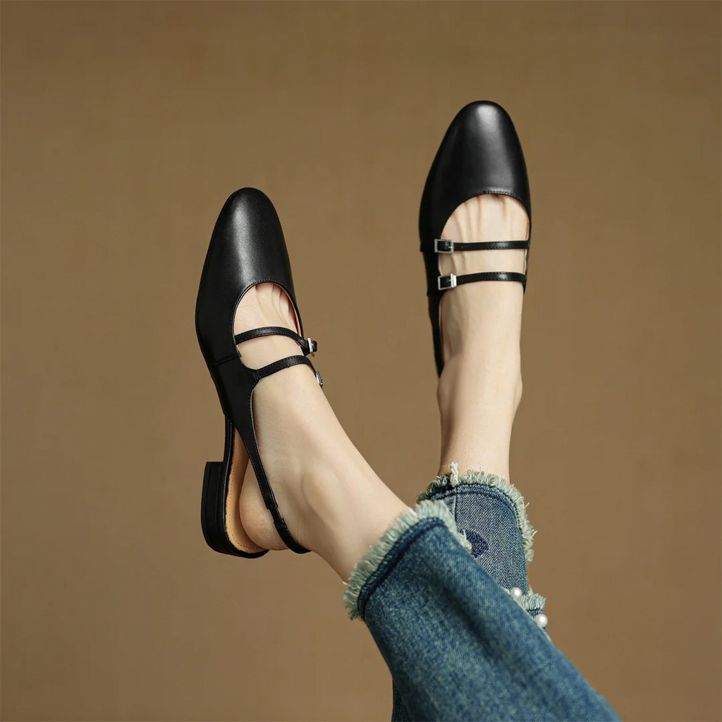 Roselle Genuine Leather Slingback