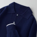 Ethan Wool Polo Knit Sweater