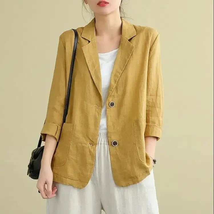 Haven Linen Blazer