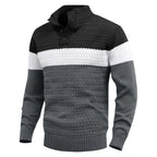 Arlo Knit Cotton-Blend Henley Sweater