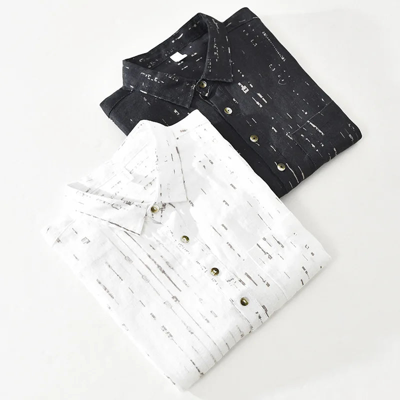 Harbor Linen Print Shirt
