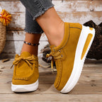 Ayla Suede Platform Sneakers