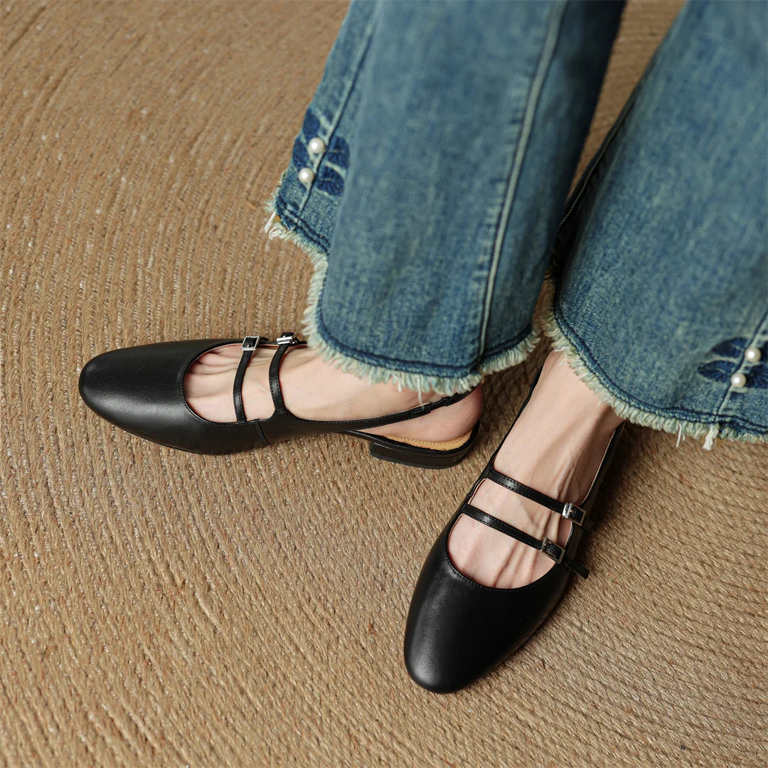 Roselle Genuine Leather Slingback