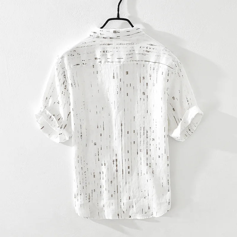 Harbor Linen Print Shirt