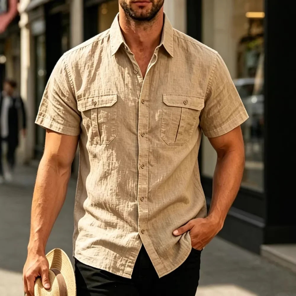 Haven Linen Short Sleeve Shirt