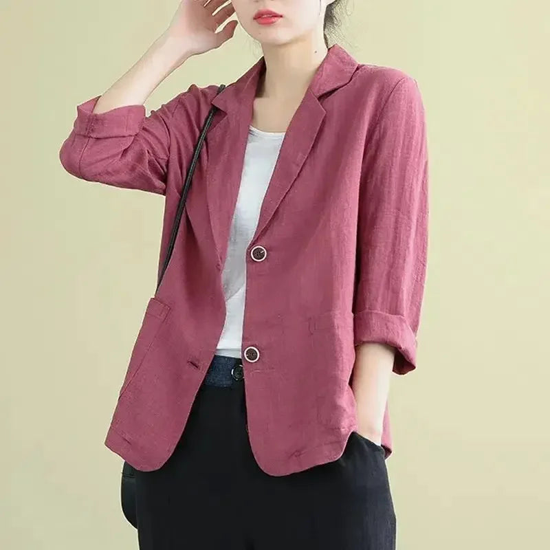 Haven Linen Blazer