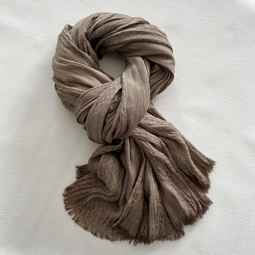 Lorenzo Cotton-Linen Scarf