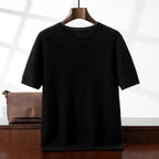 Silas Cashmere Waffle Knit Tee
