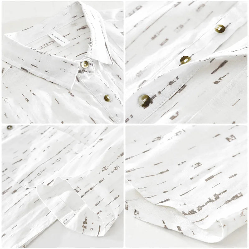 Harbor Linen Print Shirt