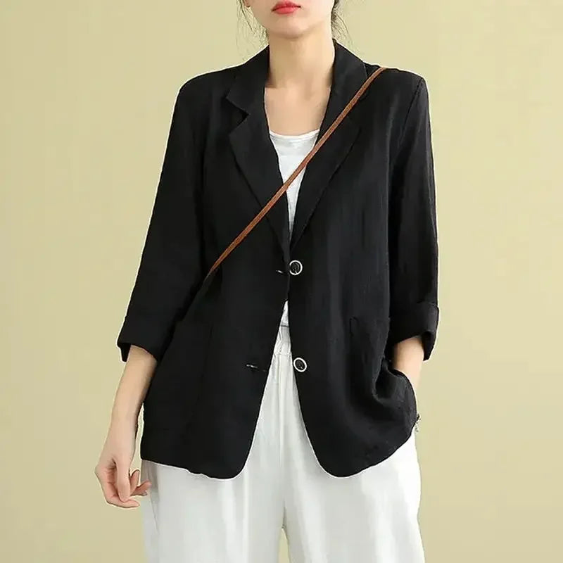 Haven Linen Blazer